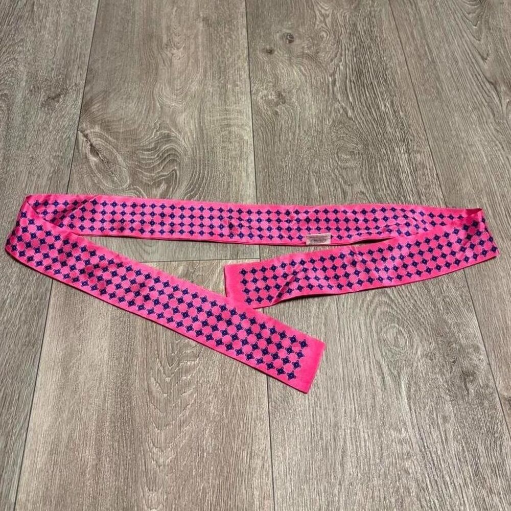 vintage checkered 100% silk tie